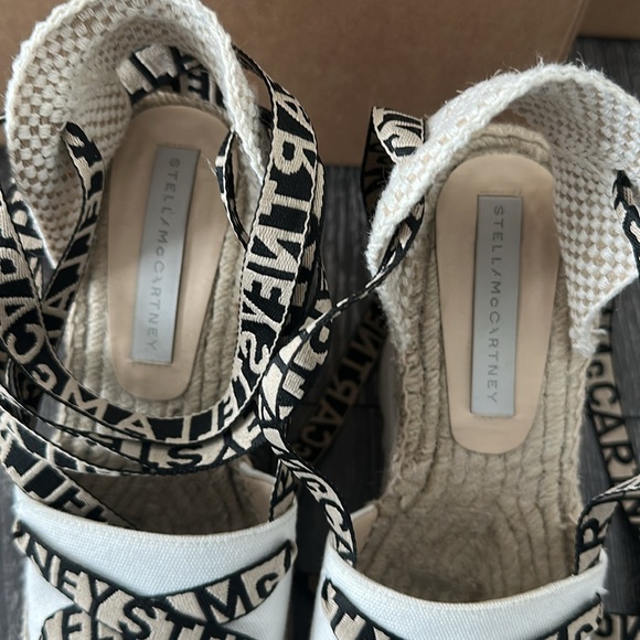 Stella McCartney Gaia 140mm Wedge Espadrilles size 40 - Picture 4 of 9